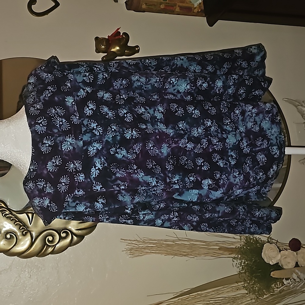 Bali Art Nomadic Traders Rayon Blouse Collared Bu… - image 4